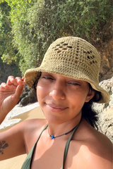 Woman Wearing A Bucket Hat thumbnail