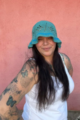 Woman Wearing A Bucket Hat thumbnail