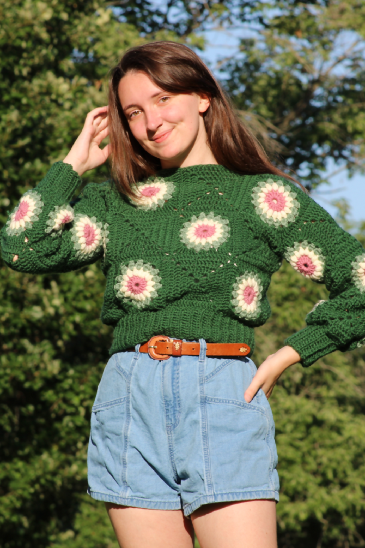 Secret Garden Sweater (Crochet) – Lion Brand Yarn