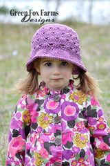 Crochet Hat Worn By A Child thumbnail