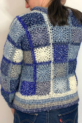 Crochet Cardigan Worn By A Woman thumbnail