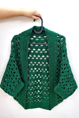 Forest Leaves Cocoon Shrug (Crochet) thumbnail