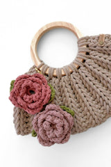 Crochet Rose On A Bag thumbnail