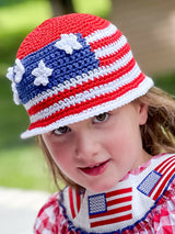 Crochet Bucket Hats Worn By A Girl thumbnail