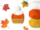 Knitted Hat With Yarns thumbnail