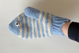 fish oven mitt on a hand thumbnail