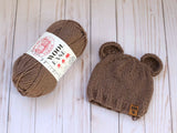 Wool Bear Ears Hat (Knit) thumbnail