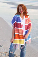 Crochet Kit - Summer Sunset Blanket Scarf thumbnail