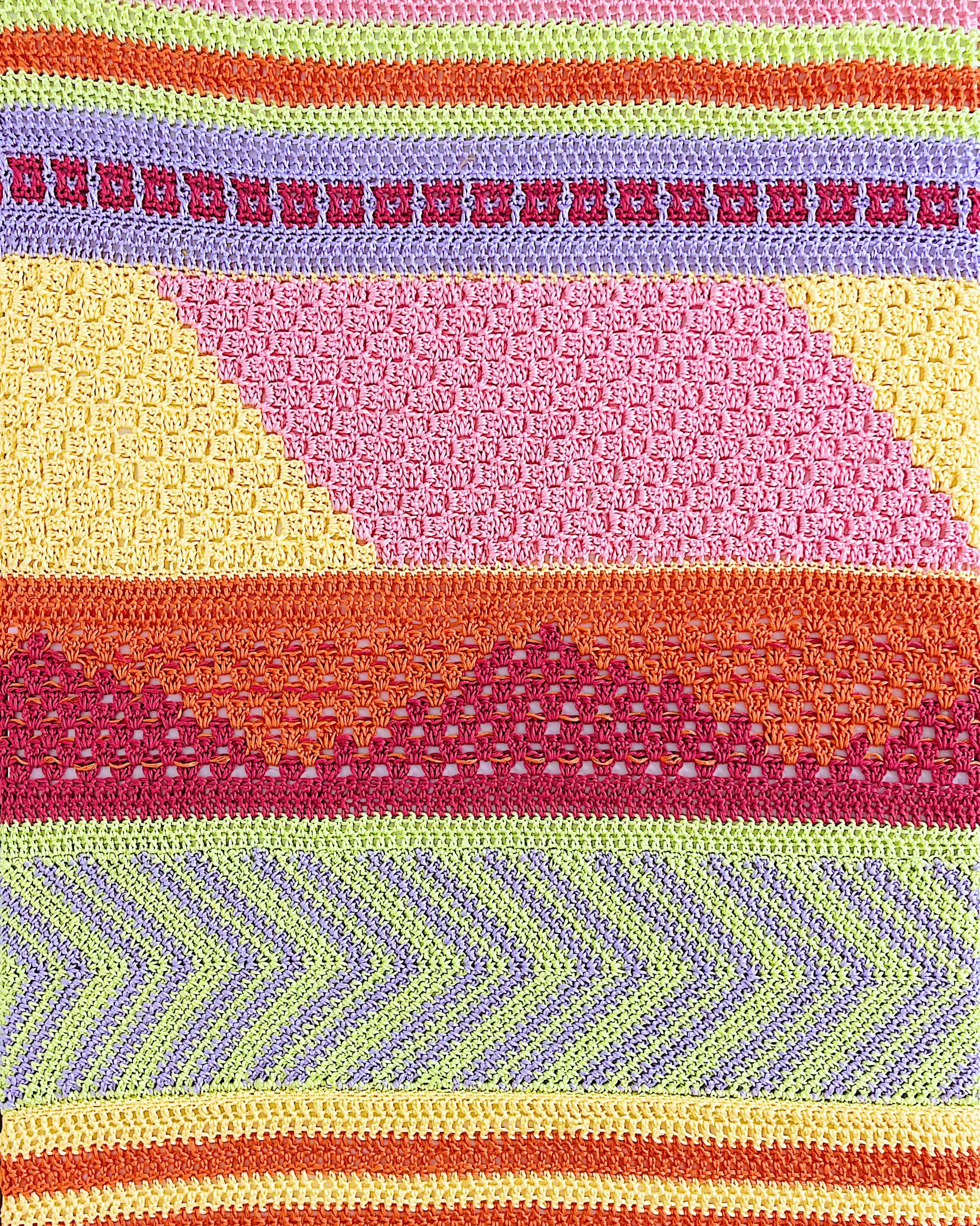 Crochet Kit - Summer Sherbet Sundae Throw – Lion Brand Yarn