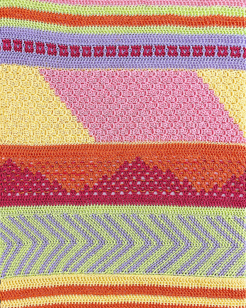 Crochet Kit - Summer Sherbet Sundae Throw