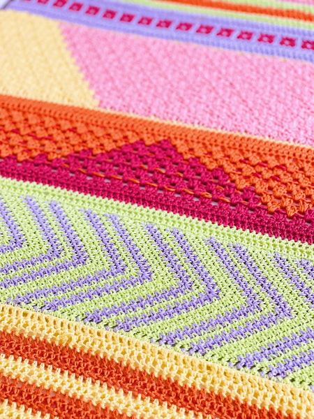 Crochet Kit - Summer Sherbet Sundae Throw – Lion Brand Yarn