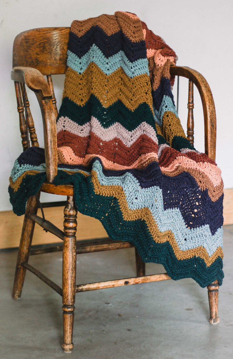 Crochet Kit - Sandstone Shadows Blanket