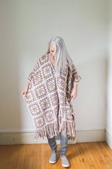 Crochet Kit - The Granny Squared Poncho thumbnail