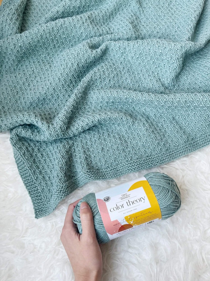 Knit Kit - Dotty Baby Blanket