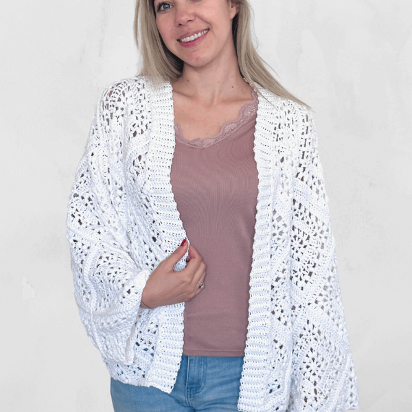 Crochet Kit - Tulip Square Boho Cardi – Lion Brand Yarn