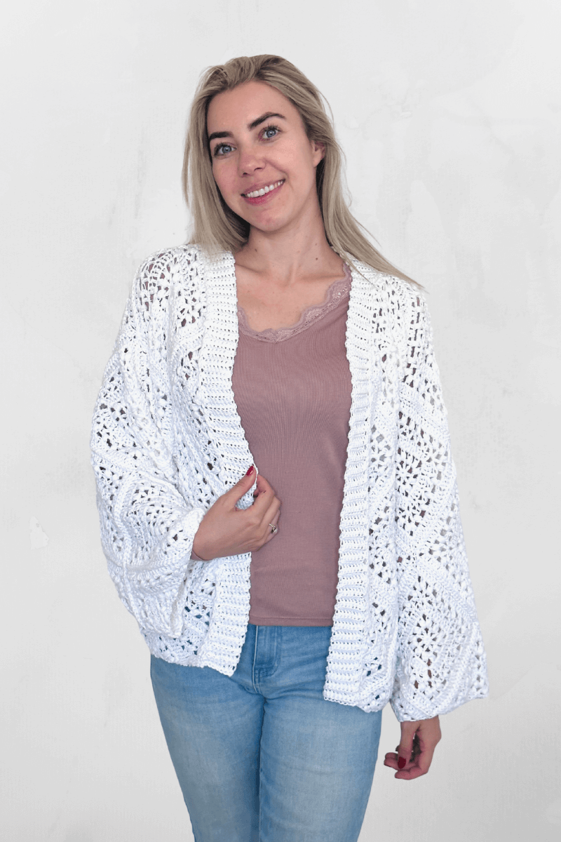 Crochet Kit - Tulip Square Boho Cardi – Lion Brand Yarn Crochet Kit - Tulip Square Boho Cardi – Lion Brand Yarn