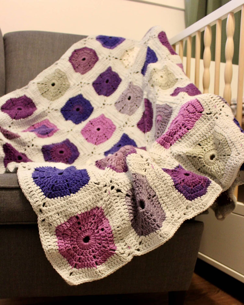 Crochet Kit - Wildflower Baby Blanket