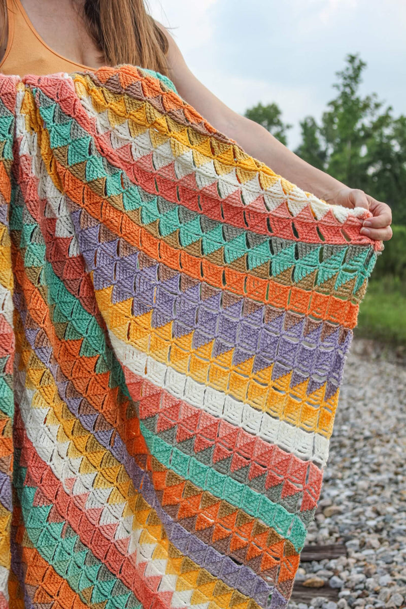 Crochet Kit - Mandala Mosaic Blanket