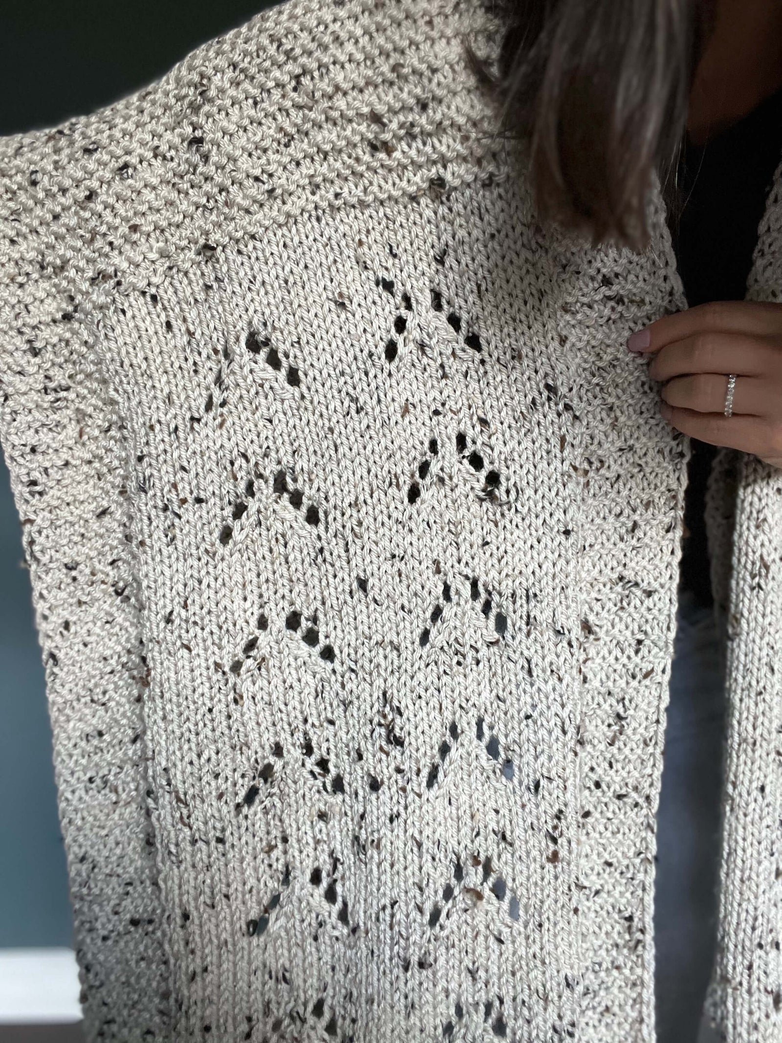 Knit Kit - Miriam Ruana – Lion Brand Yarn