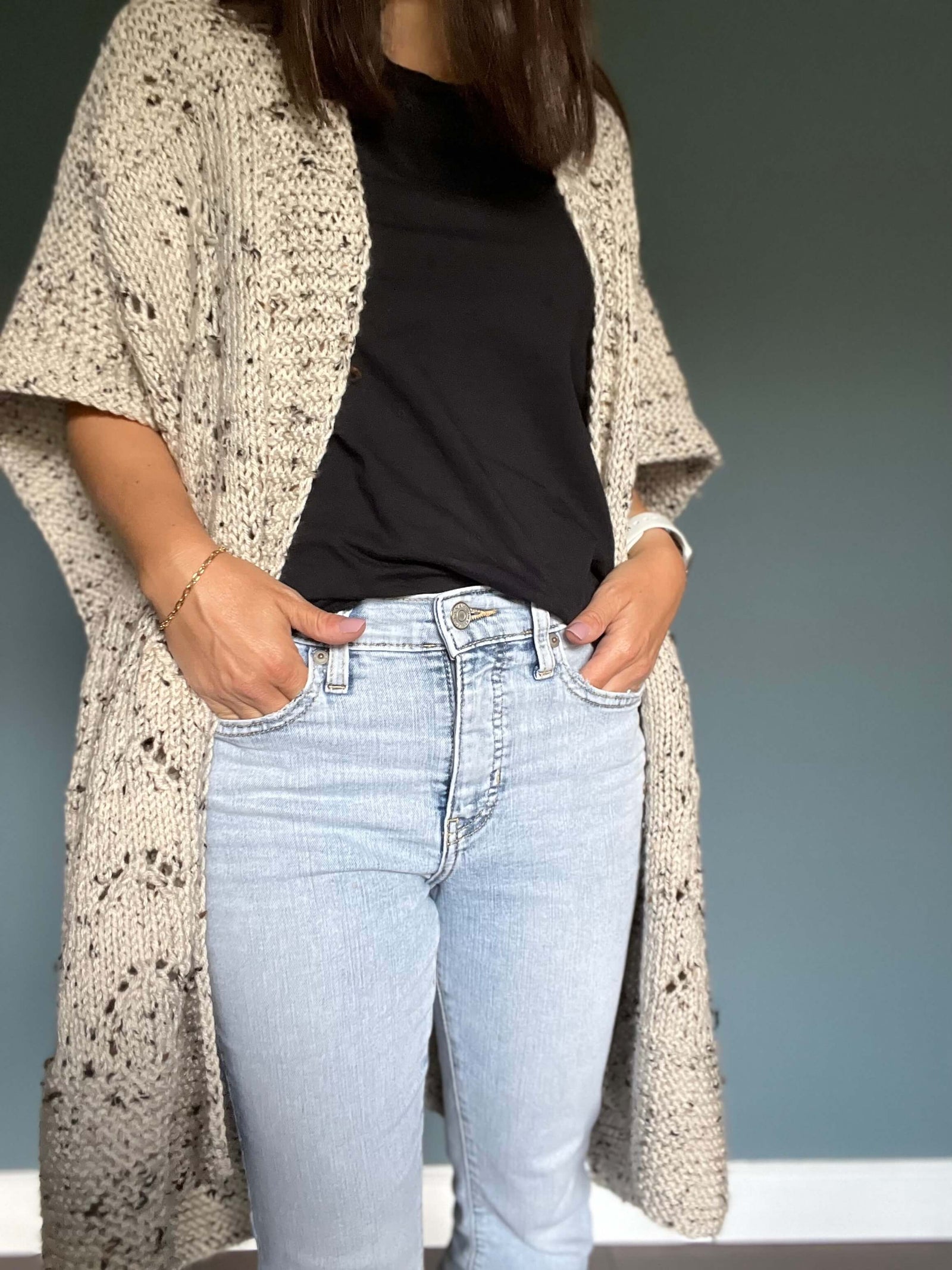 Knit Kit - Miriam Ruana – Lion Brand Yarn