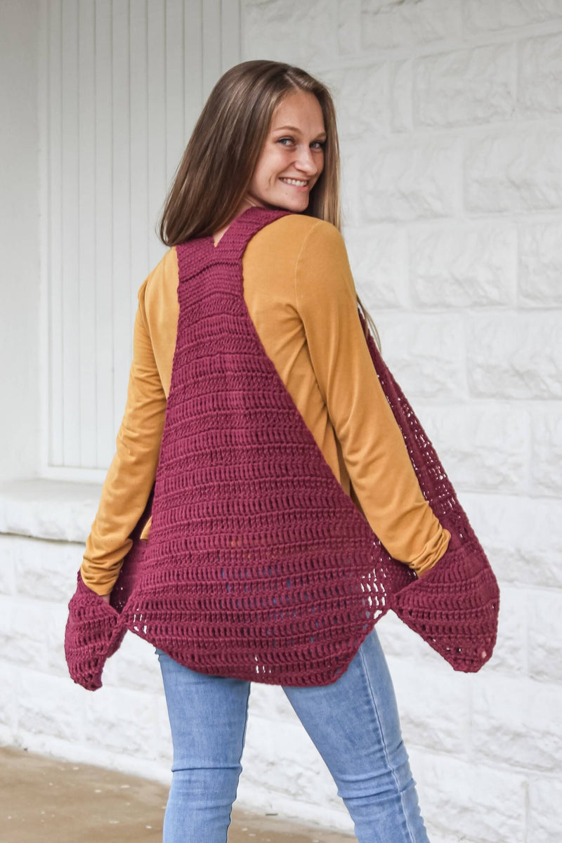 Crochet Kit - Boho Pocket Vest