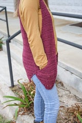 Crochet Kit - Boho Pocket Vest thumbnail