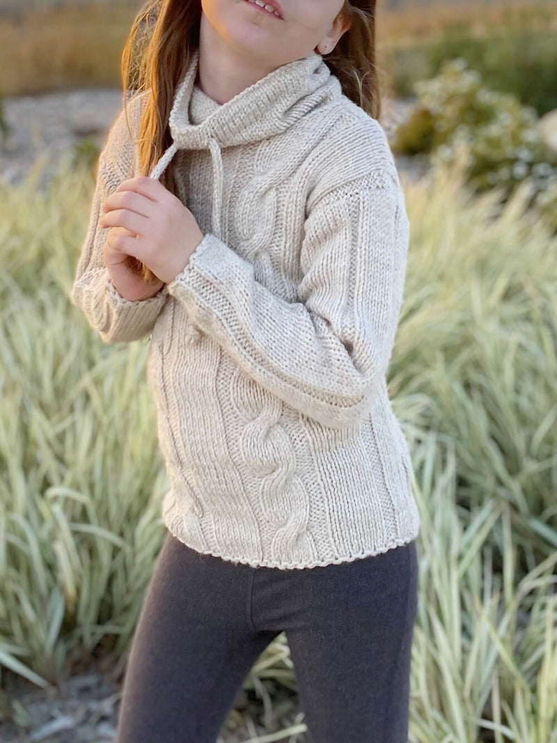 Knit Kit - The Kids Cable Pullover
