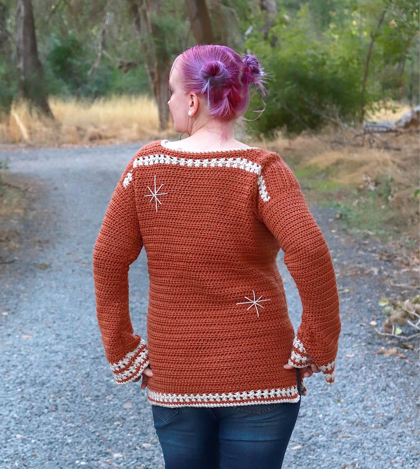 Crochet Kit - Gertrude Ghost Pullover – Lion Brand Yarn