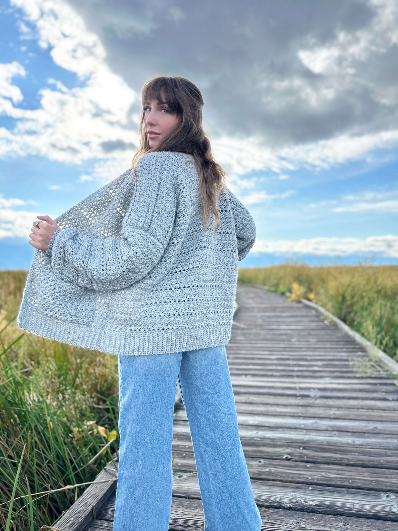 Crochet Kit - The Foggy Shores Cardigan – Lion Brand Yarn