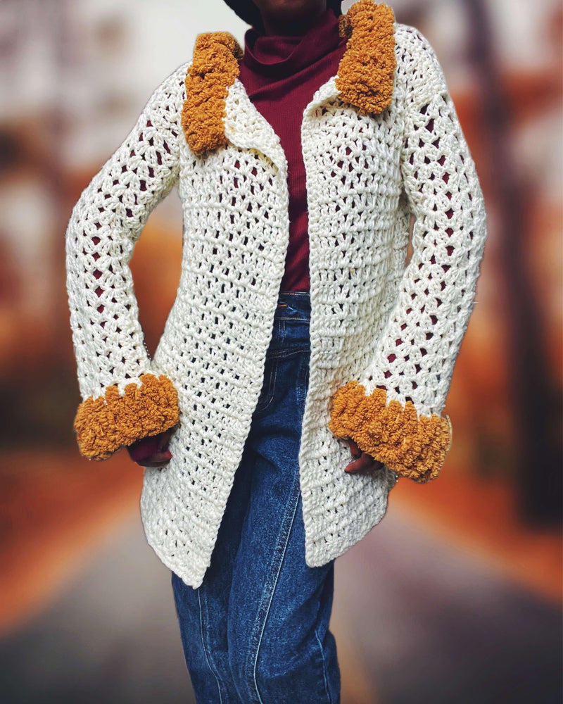 Crochet Kit - The Syrax Crochet Cardigan – Lion Brand Yarn