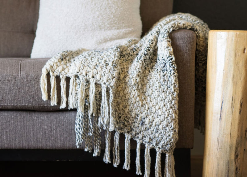 Crochet Kit - Lodge Woven Throw