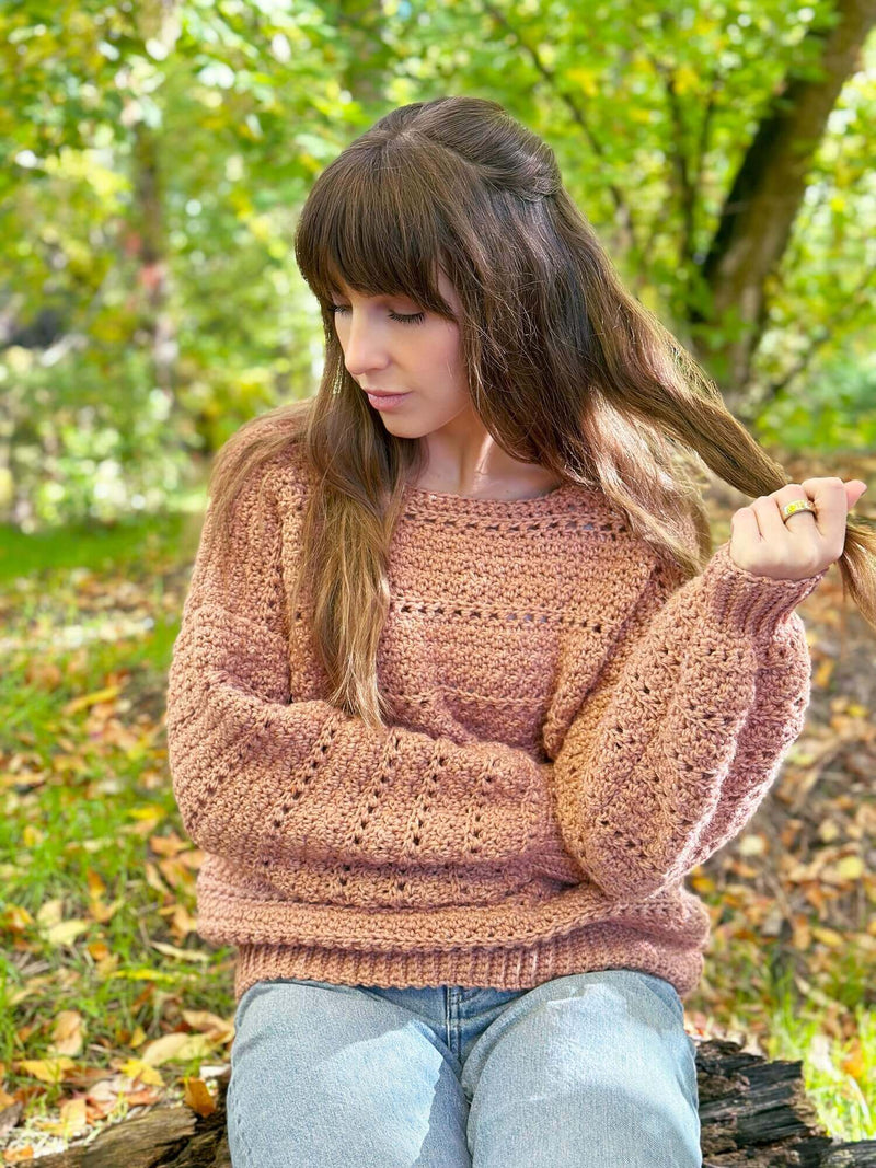 Heartland yarn sweater Archives - Evelyn And Peter Crochet