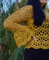 Crochet Kit - Ensley Rose Lace Sweater thumbnail