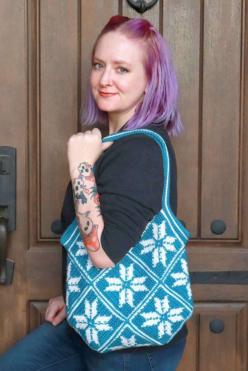 Crochet Kit - Susie Snowflake Bag