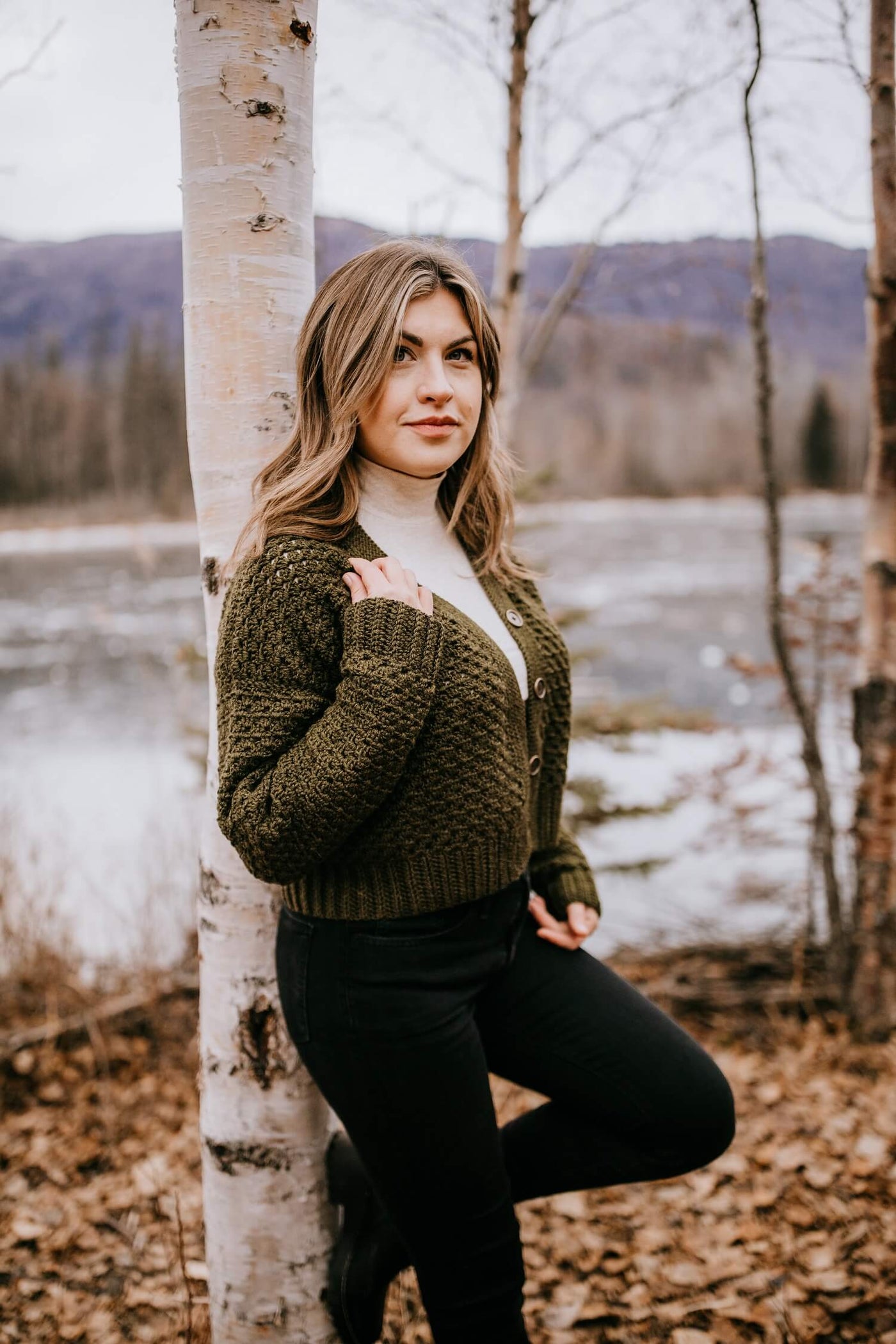 Crochet Kit - Celsea Button Up Cardigan – Lion Brand Yarn