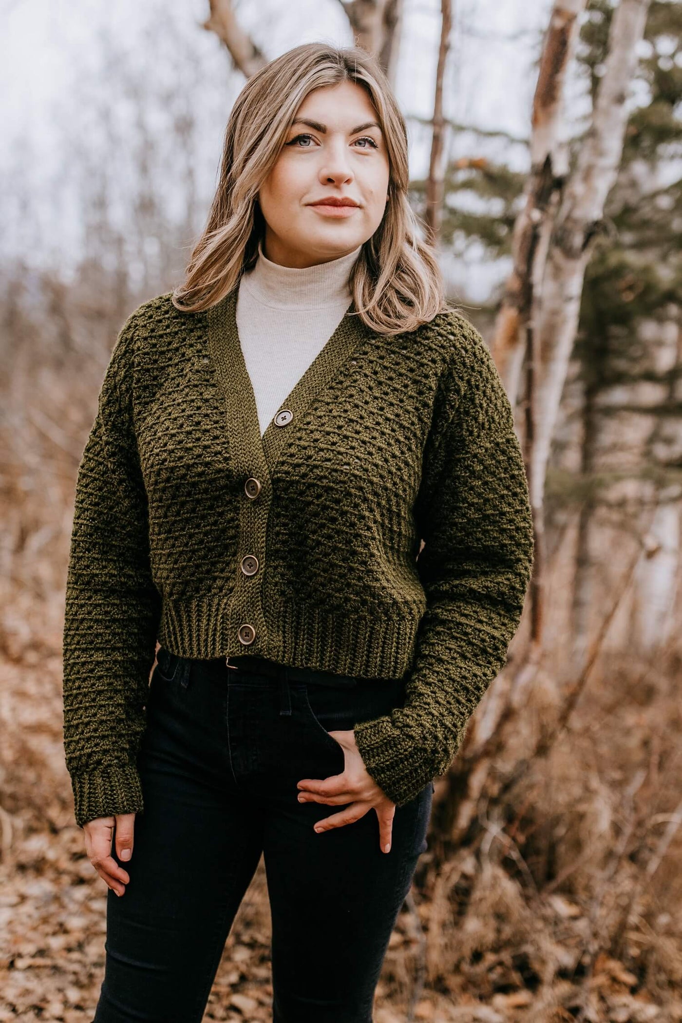 アンドコール　unique button knit cardigan unique button knit cardigan – andequal