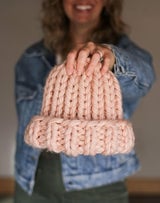 Knit Kit - Knit Flat Chunky Hat thumbnail