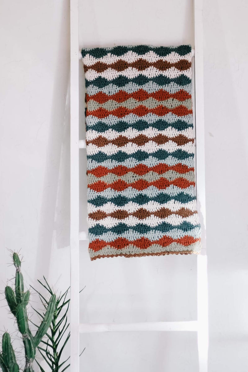 Crochet Kit - Reverb Waves Blanket