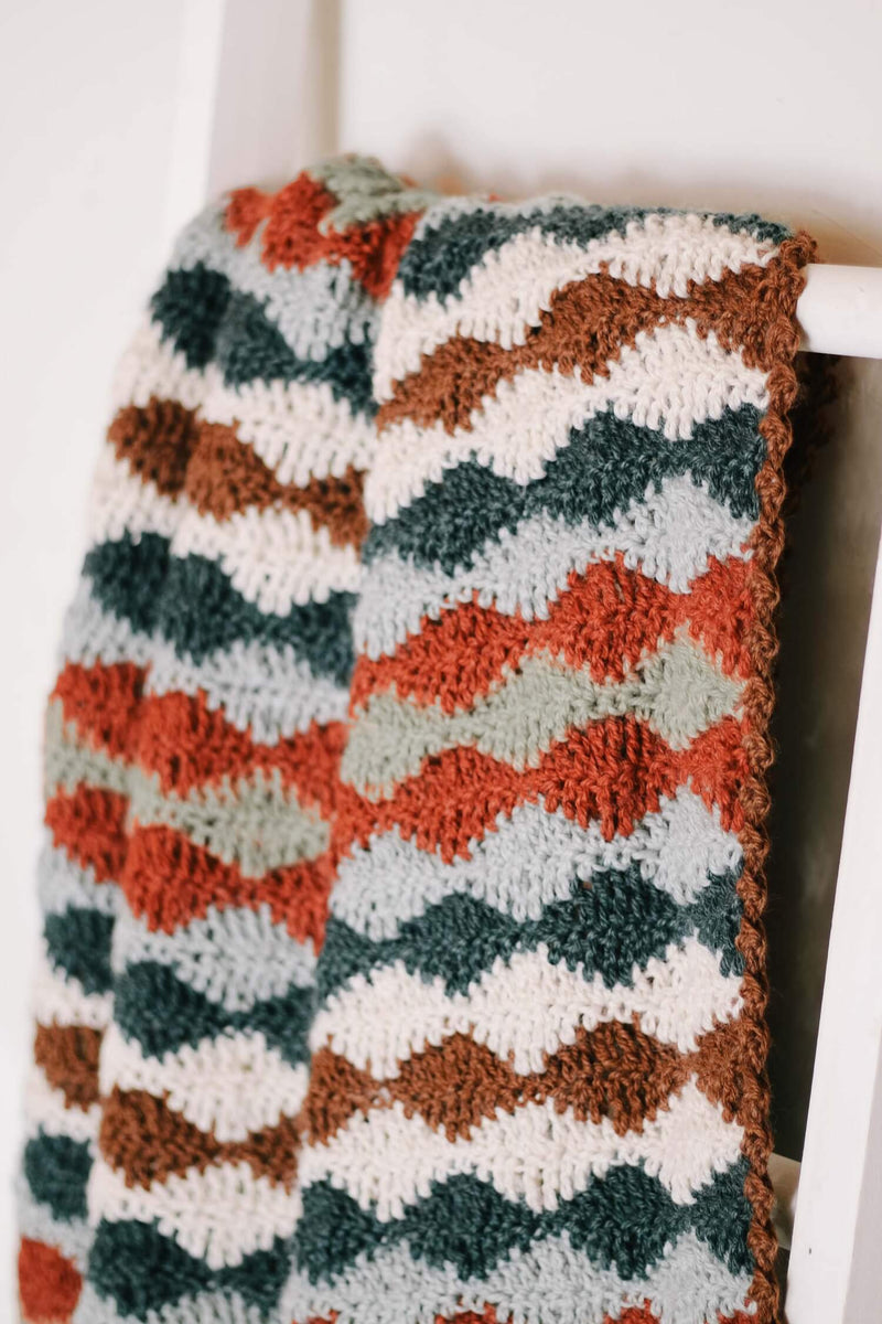 Crochet Kit - Reverb Waves Blanket