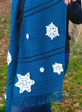 Crochet Kit - Crystal Snowflakes Shawl thumbnail