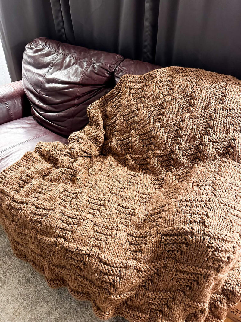 Knit Kit - The Autumn Throw – Lion Brand Yarn
