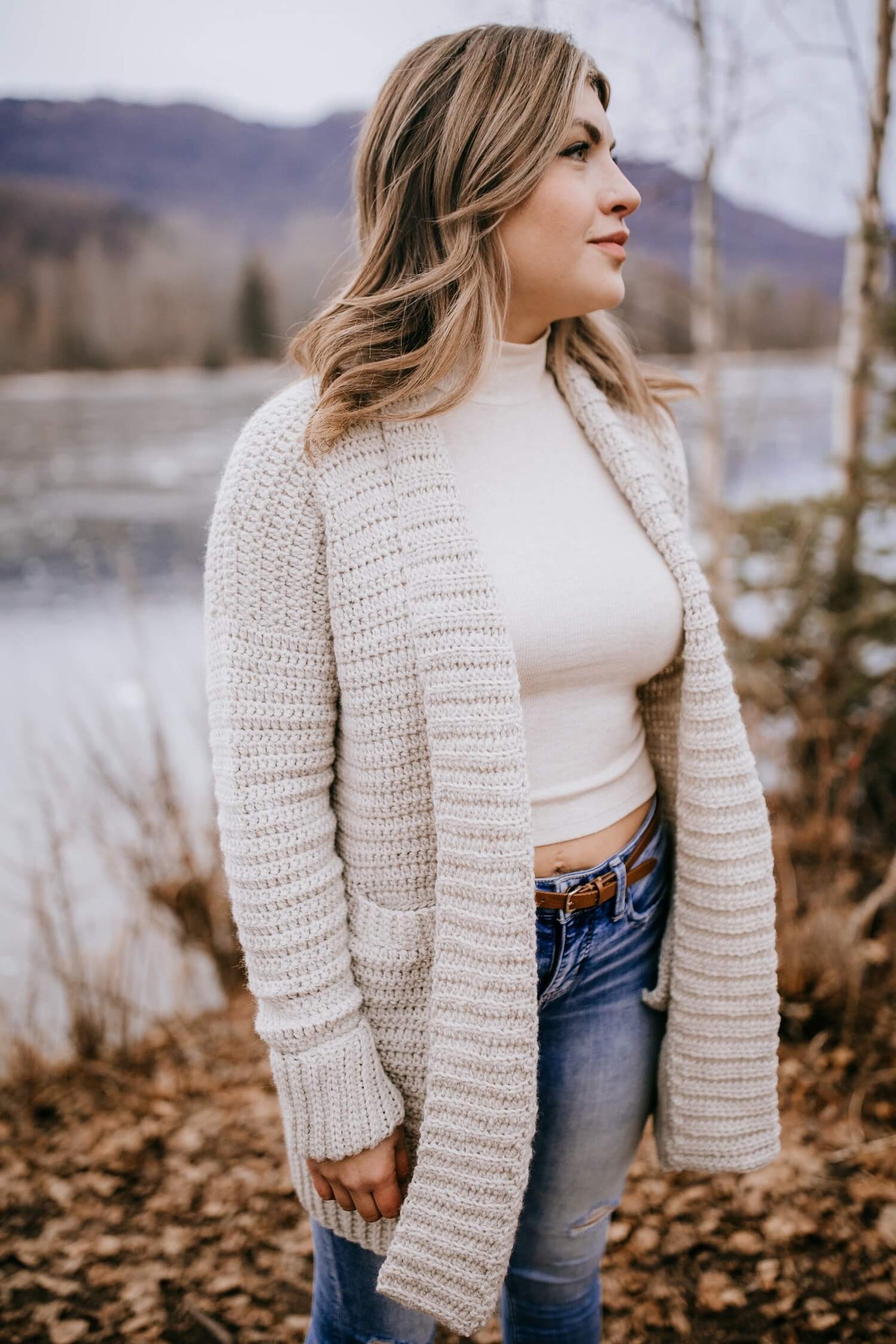 Crochet Kit - Fireside Crochet Cardigan – Lion Brand Yarn