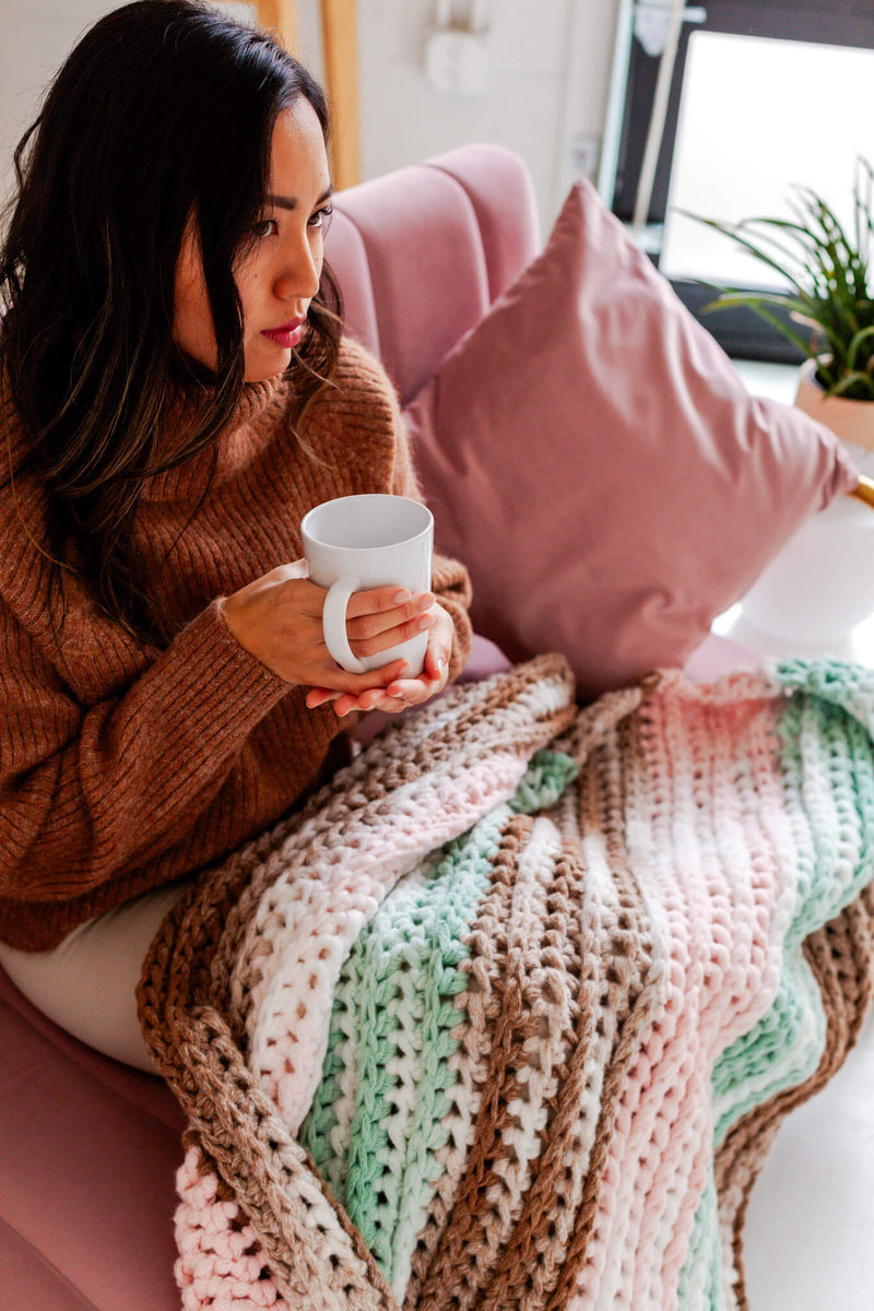 Crochet Kit - Buttercream Blanket