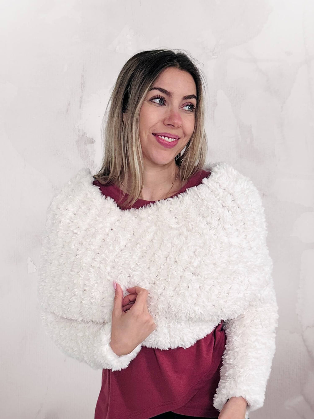 Crochet Kit - Faux Fur Sweater Scarf – Lion Brand Yarn