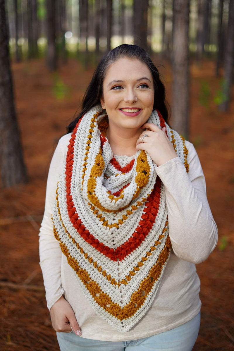 Crochet Kit - The Tranquility Scarf