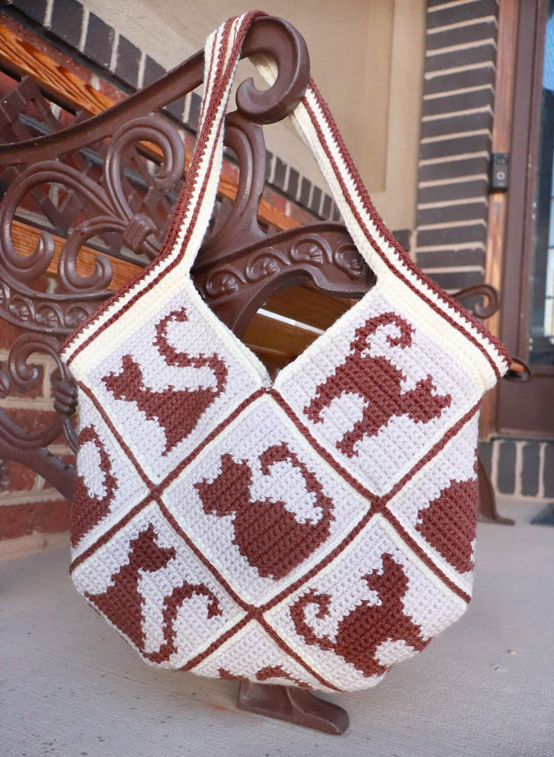 Crochet Kit - Cat Lady Bag