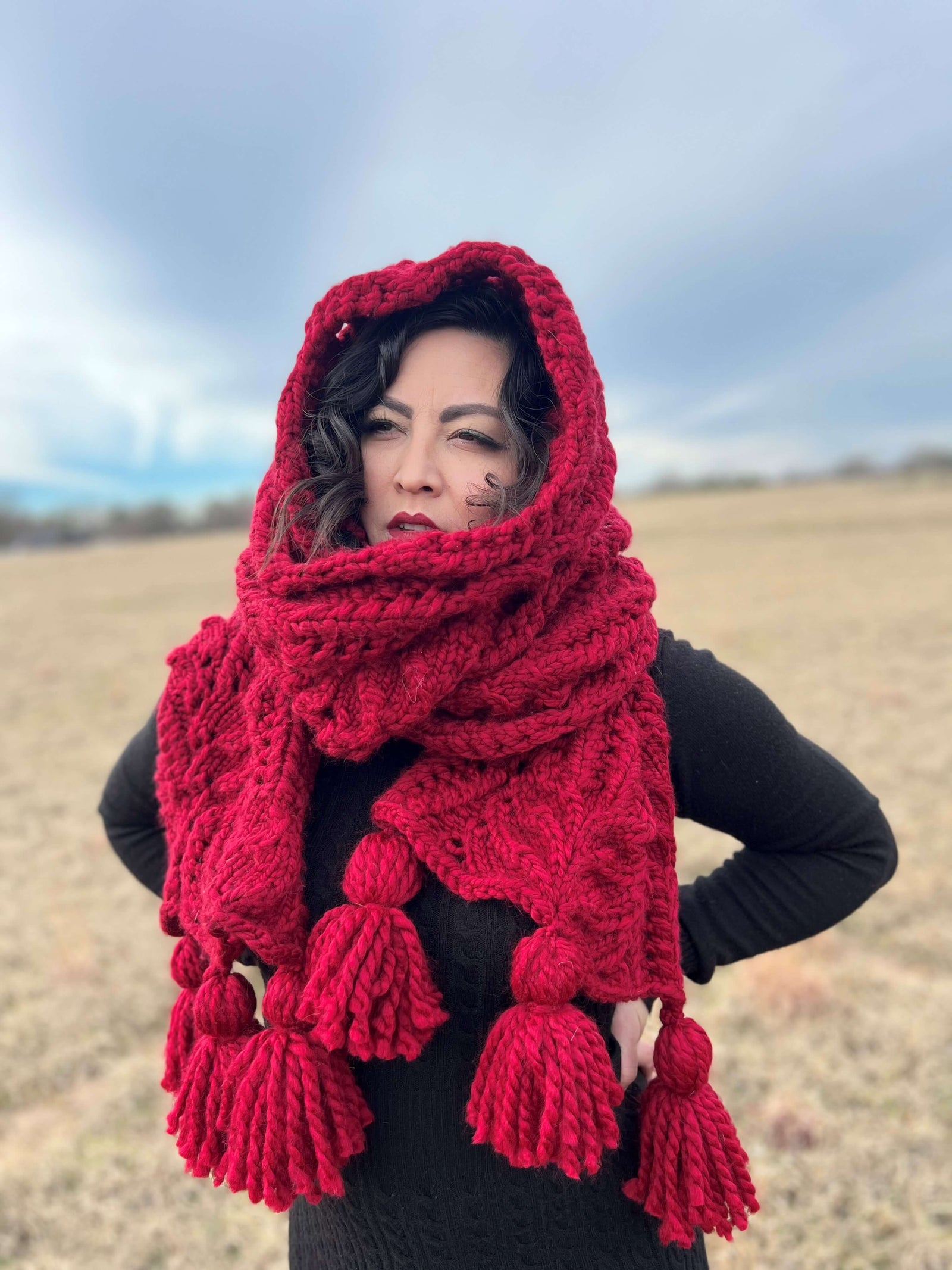 Knit Kit - Frost Flowers Scarf – Lion Brand Yarn