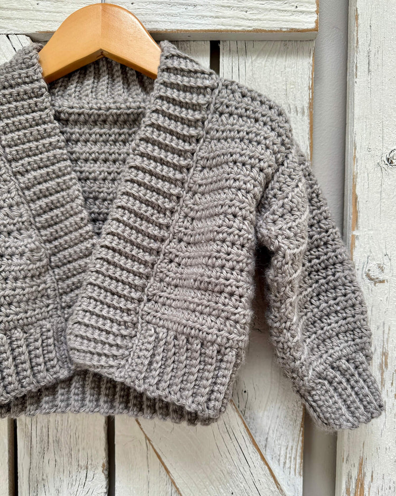 Little Rascal Sweater Pattern Crochet Kit - Lil Rascal Cardigan – Lion Brand Yarn