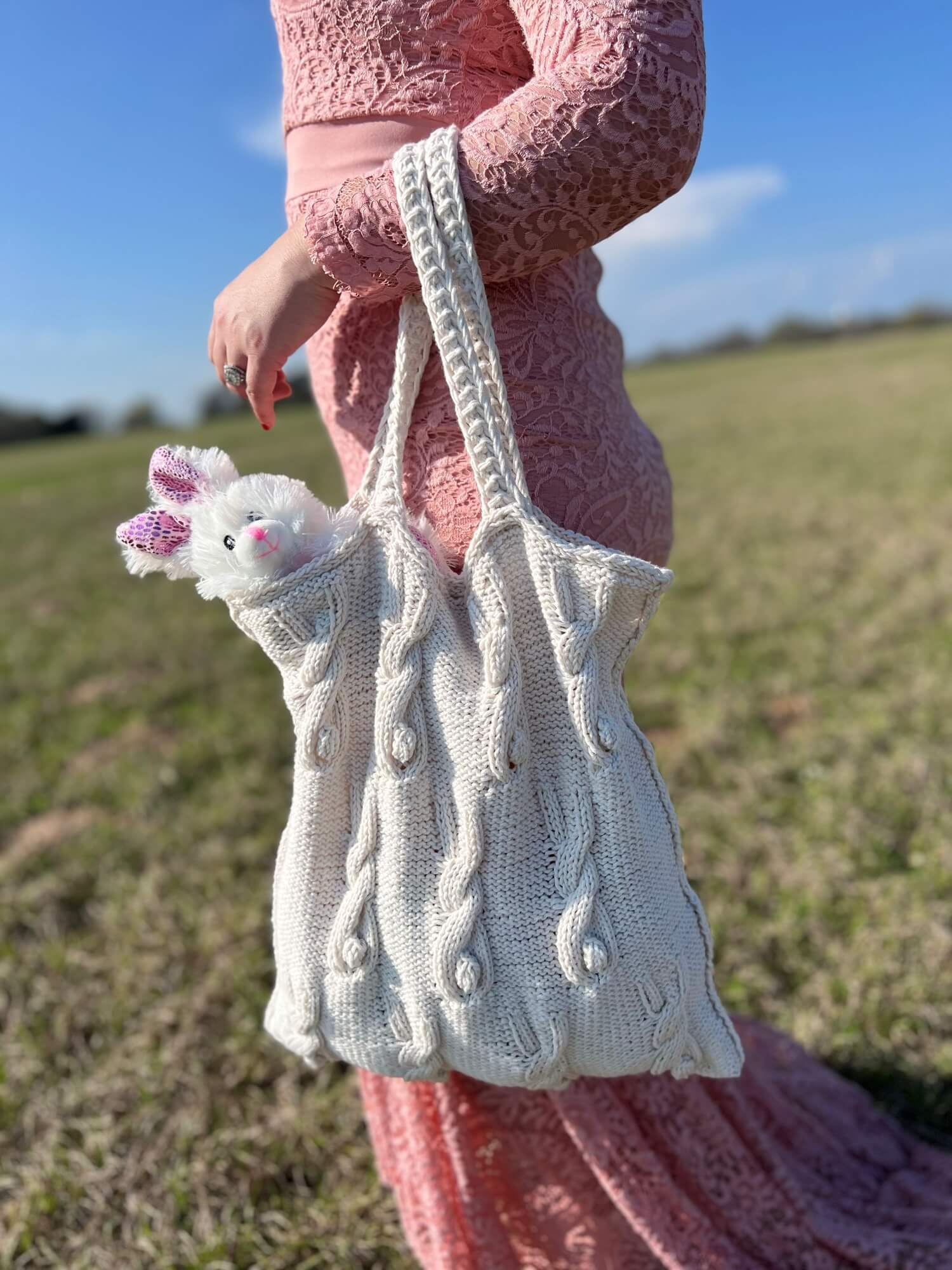 Knit Kit - Bunny Bag – Lion Brand Yarn