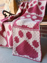 Crochet Kit - Cute Paw Print C2C Blanket thumbnail